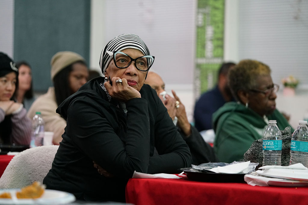 Audience members at EVEV Community Conversation on Feb. 26, 2026.