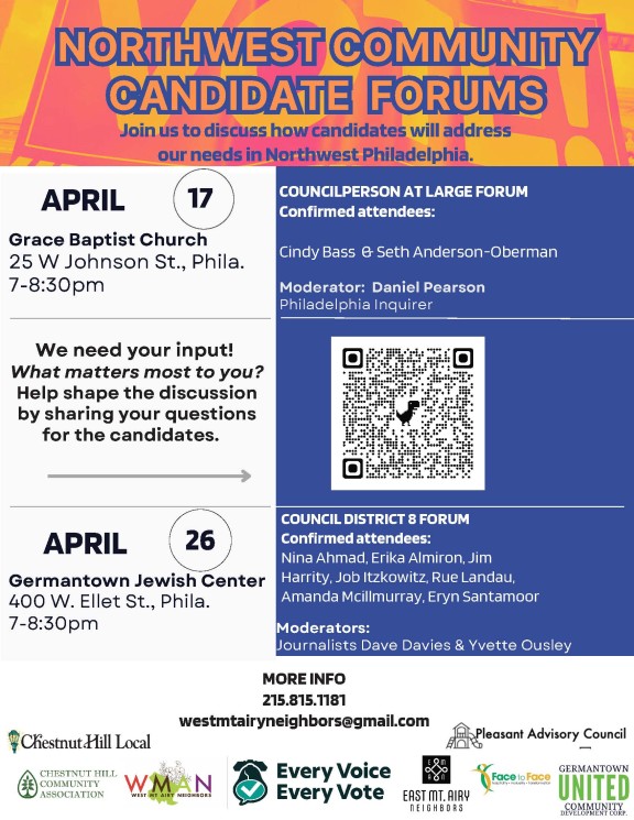 Northwest Community Candidates Forum Flyer