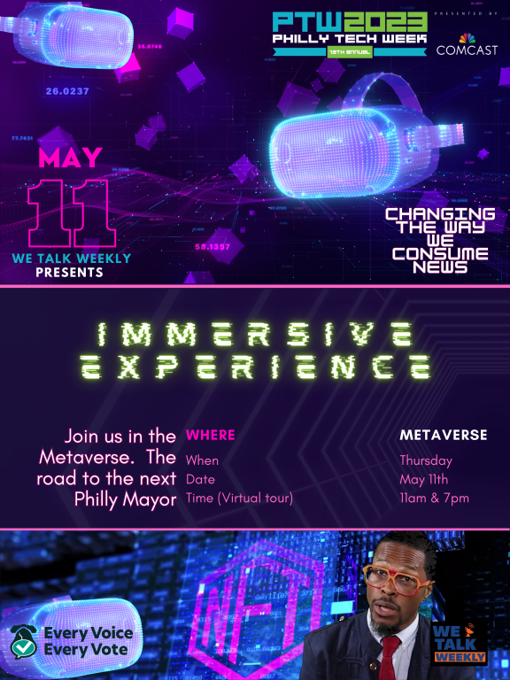 Every Voice, Every Vote in the Metaverse event flyer