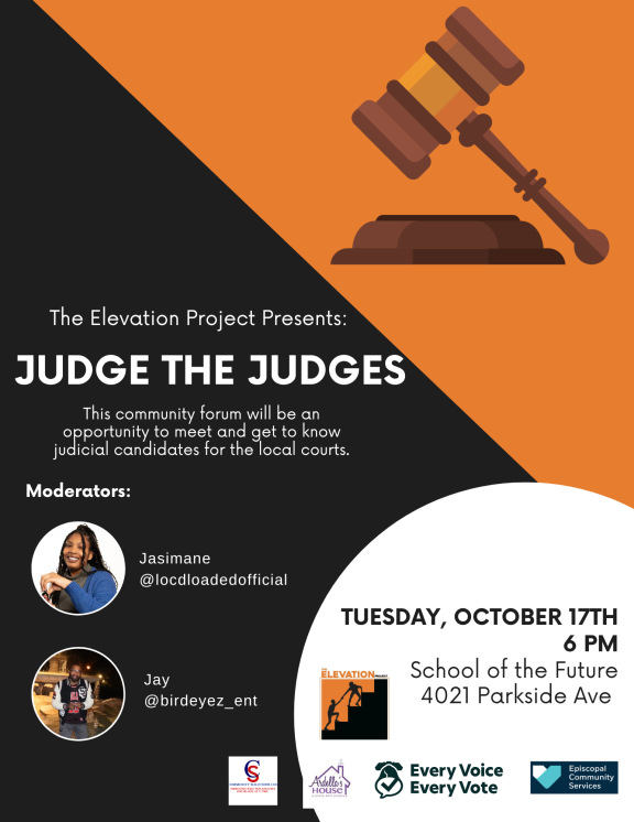Flyer for judicial forum