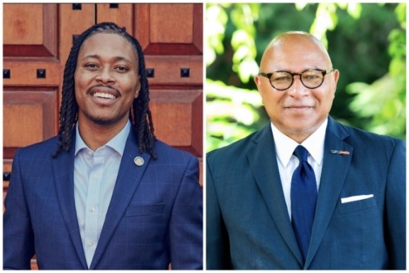Headshots of Malcolm Kenyatta and Timothy DeFoor