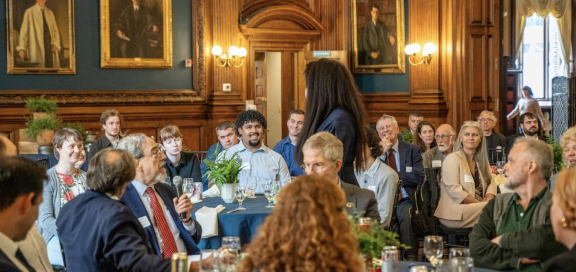 People at a luncheon 