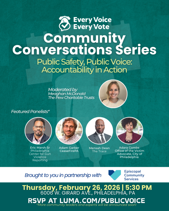 flyer for second EVEV Community Conversation Event