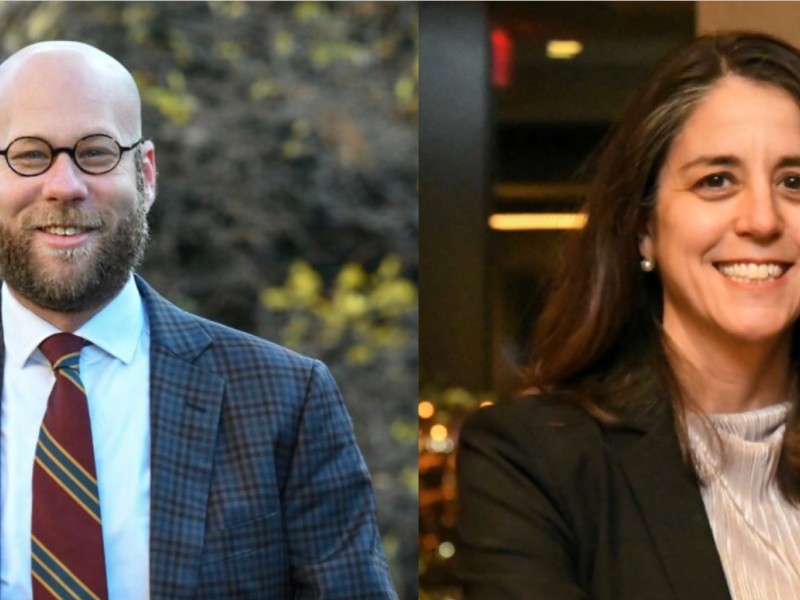 Headshots of Judicial candidates Wade Albert and Chesley Lightsey