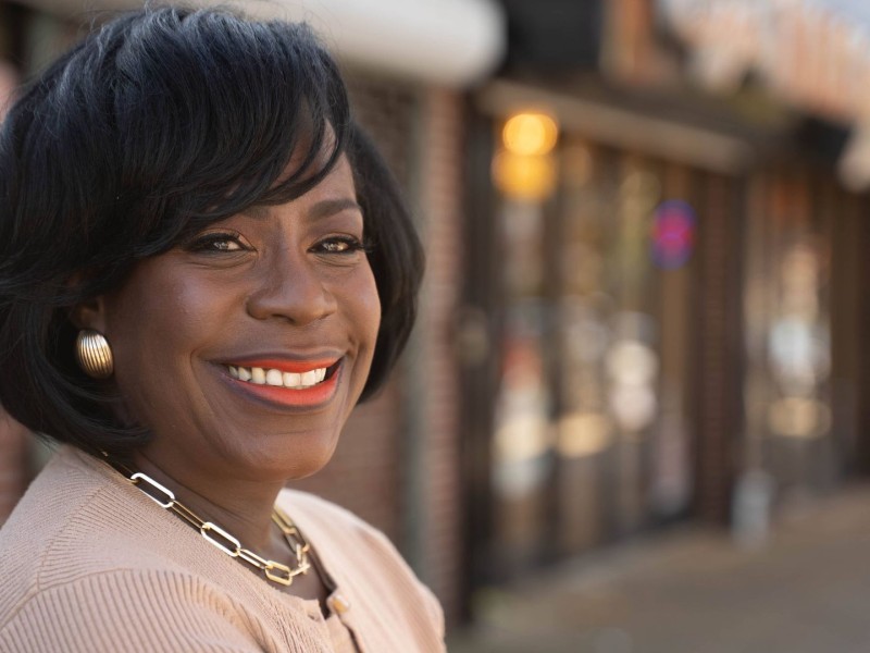 Headshot of Cherelle Parker outside