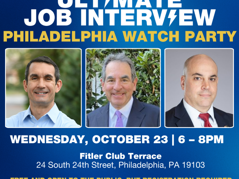 Event Flyer for Ultimate Job Interview Watch Party 