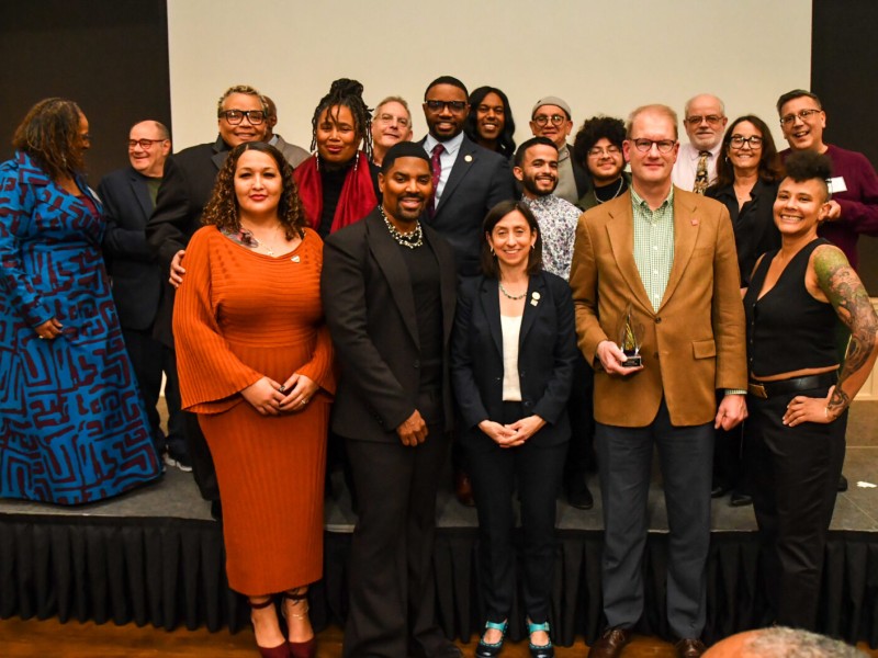 Honorees during the inaugural Philadelphia LGBTQ+ Hall of Fame Awards at the Museum of the American Revolution. (Photo: Kelly Burkhardt)