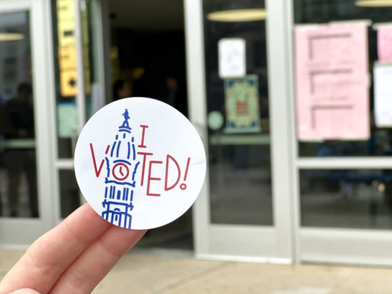 I Voted sticker 