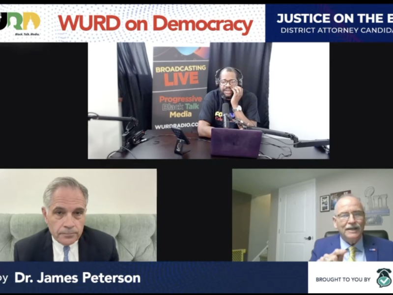 District attorney candidates Larry Krasner and Patrick Dugan
