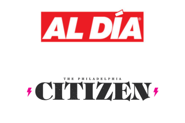 logos of Al Día and The Philadelphia Citizen