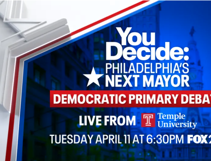 FOX29's You Decide Debate Graphic