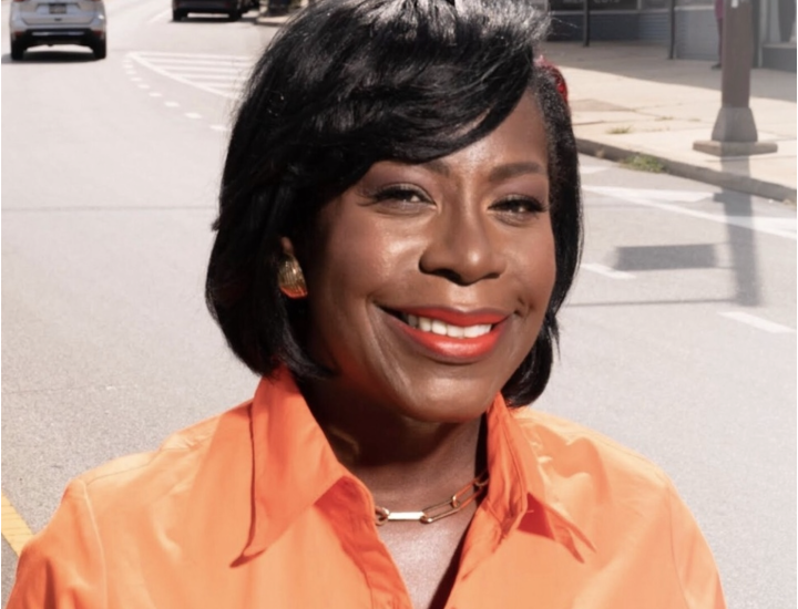 headshot of Cherelle Parker wearing orange shirt