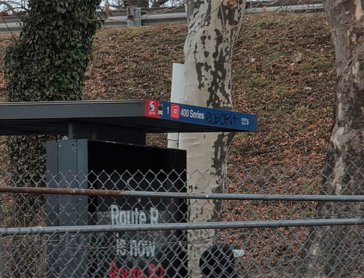 Image of a Septa train stop